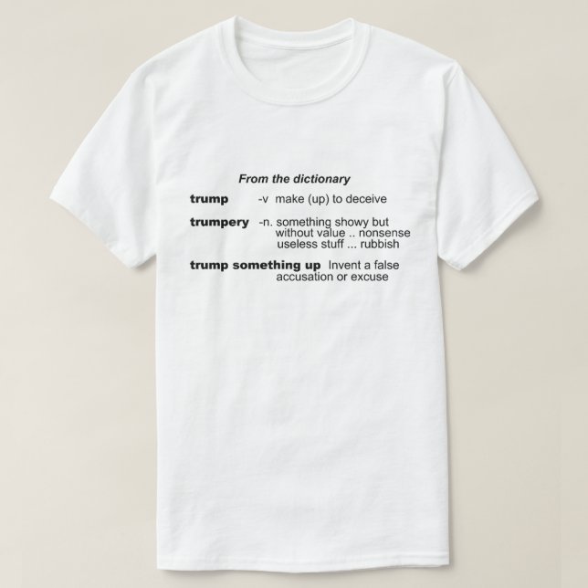 Camiseta del Anti-Triunfo (Diseño del anverso)