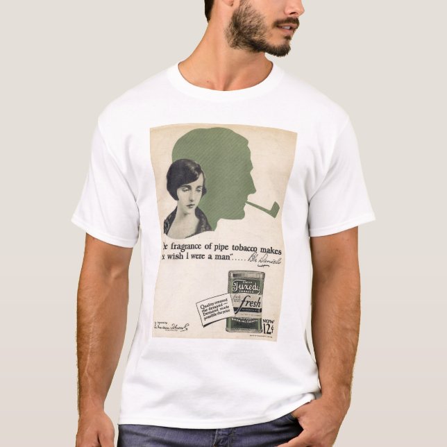 Camiseta del anuncio del tabaco de tubo del (Anverso)