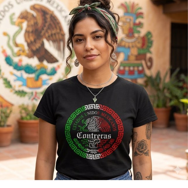 Camiseta del apellido Contreras (Contreras Last Name T-shirt)