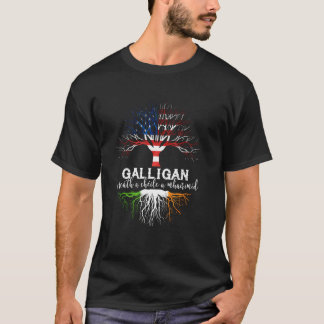 Camiseta del apellido irlandés Galligan Raíces irl