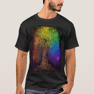 Camiseta del Árbol Arcoíris