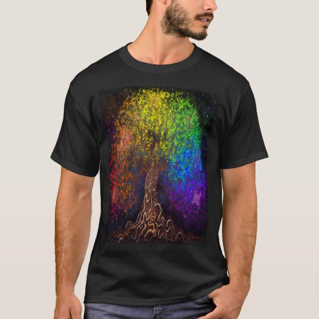 Camiseta del Árbol Arcoíris (Anverso)