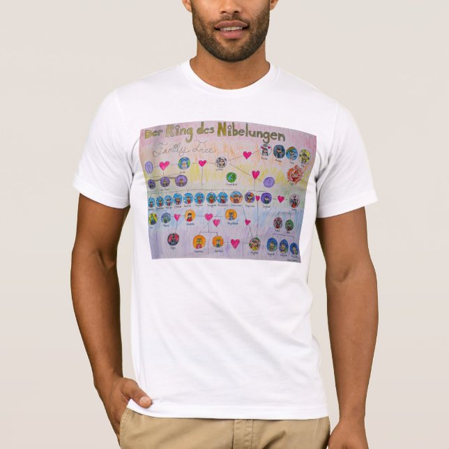 Camiseta del árbol de familia del DES Nibelungen (Anverso)