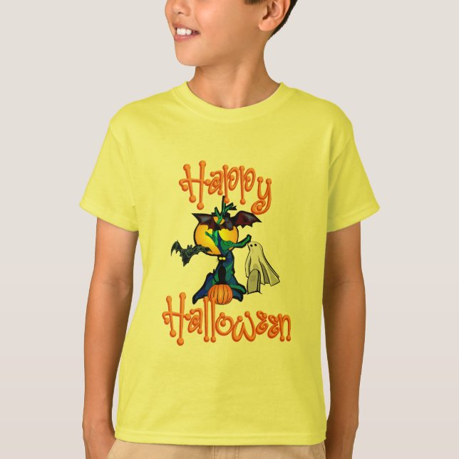 Camiseta del árbol de Halloween (Anverso)