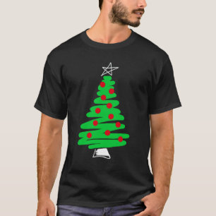 Camiseta del árbol de navidad