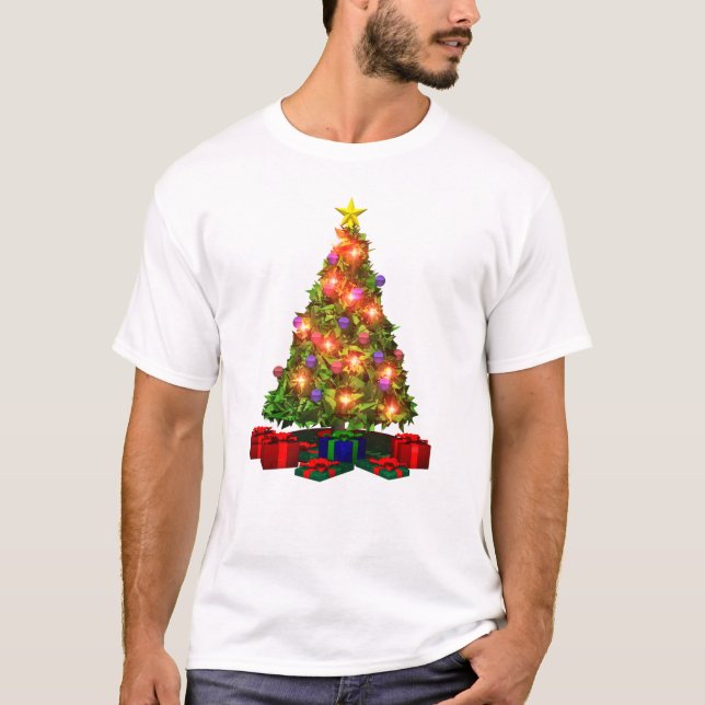 Camiseta del árbol de navidad (Anverso)
