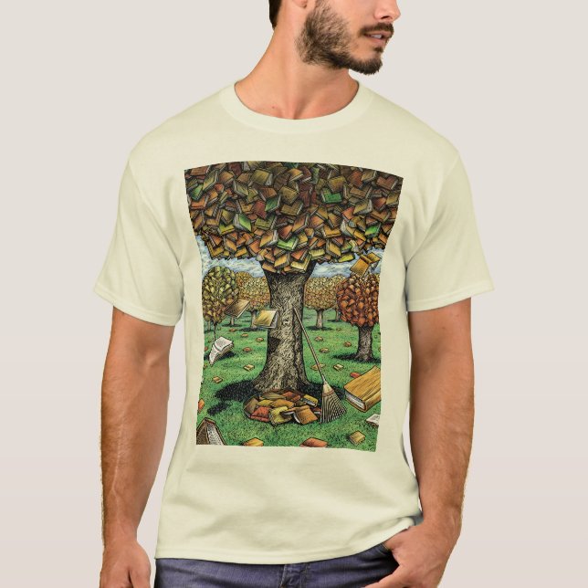 Camiseta del árbol del libro (Anverso)