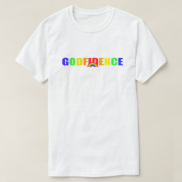 Camiseta del arco iris de Godfidence