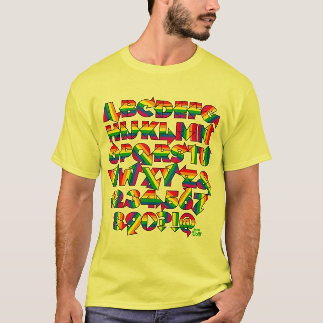 Camiseta del arco iris de Hillary, amarilla (Anverso)