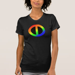 Camiseta del arco iris de la igualdad