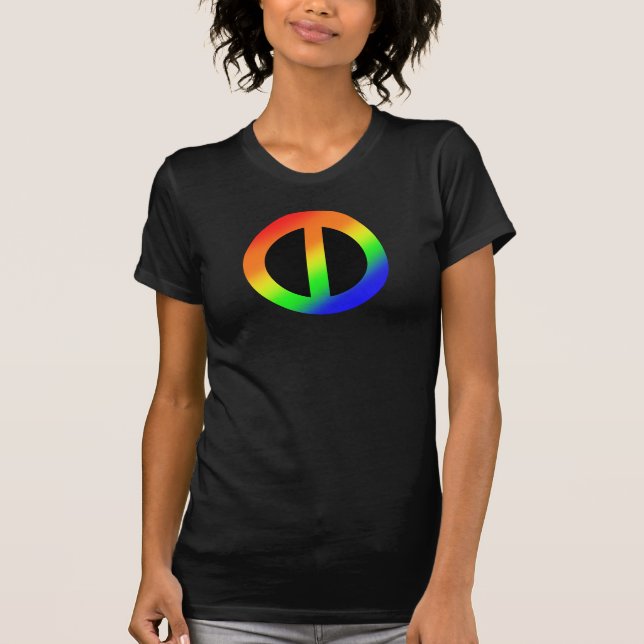 Camiseta del arco iris de la igualdad (Anverso)