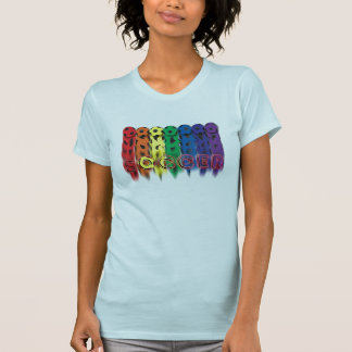 Camiseta del arco iris del fútbol