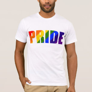 Camiseta del arco iris del orgullo gay