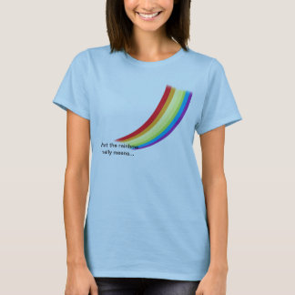Camiseta del arco iris W/Scripture