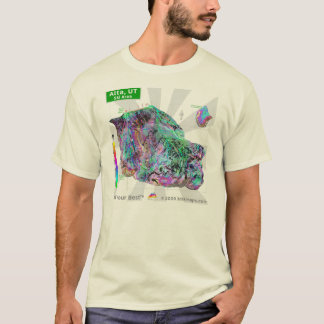 Camiseta del área 3dSkiMaps del esquí de Alta