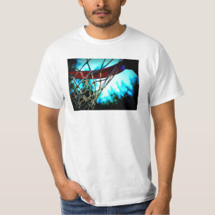 Camiseta del aro de baloncesto