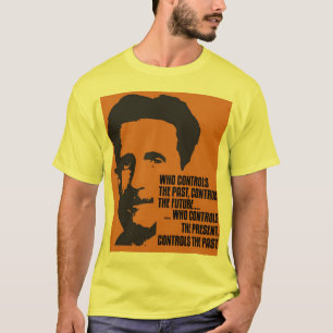 Camiseta del arte de George Orwell