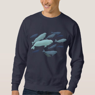Camiseta del arte de la ballena de la camisa de la
