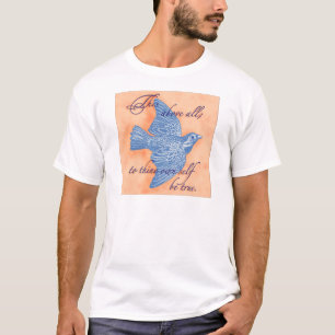 Camiseta del arte de la cita de Shakespeare por