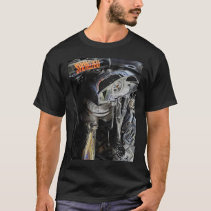 Camiseta del arte de la motocicleta de Shovelhead