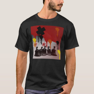 Camiseta del arte de la pintada