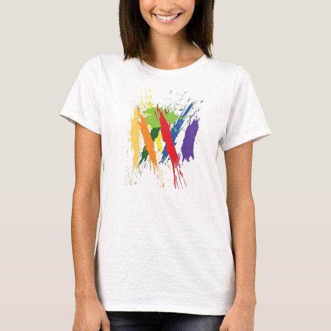 Camiseta del arte de la proteína de GPCR (mujeres) (Anverso)