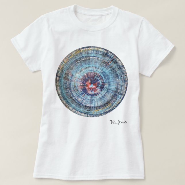 Camiseta del arte de la vuelta de la calle (Diseño del anverso)