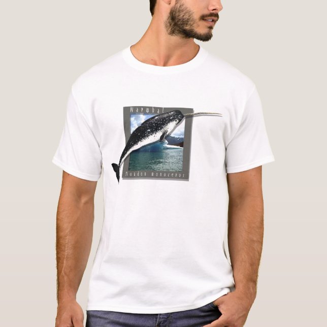 Camiseta del arte de Narwhal (Anverso)