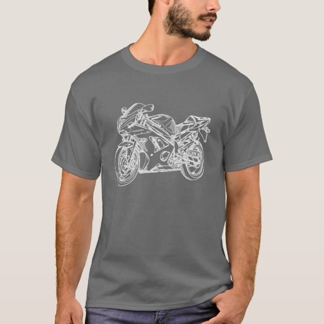 Camiseta del arte de Sportbike (Anverso)