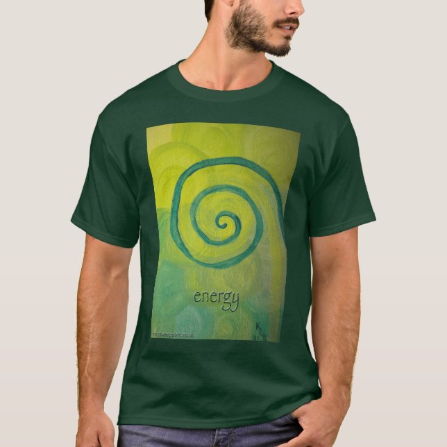 camiseta del arte del alcohol de la "energía" (Anverso)