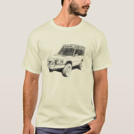 Camiseta del arte del camión de Land Rover