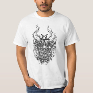 camiseta del arte del demonio