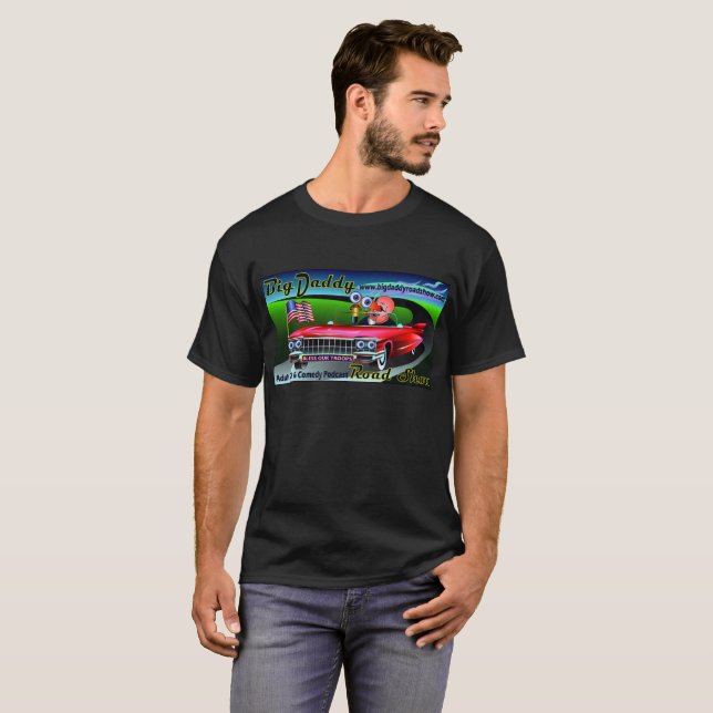 Camiseta del arte del dibujo animado de Omie BDRS (Anverso completo)