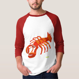 Camiseta del arte: Langosta roja grande