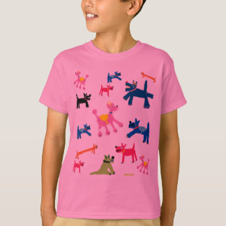 Camiseta del arte: Perros de Cornualles locos