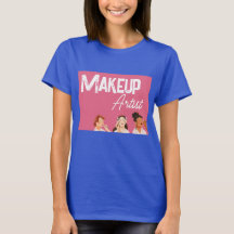 Camiseta del artista de maquillaje