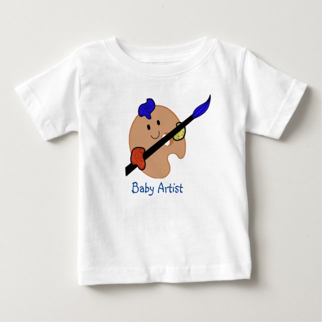 Camiseta del artista del bebé (Anverso)