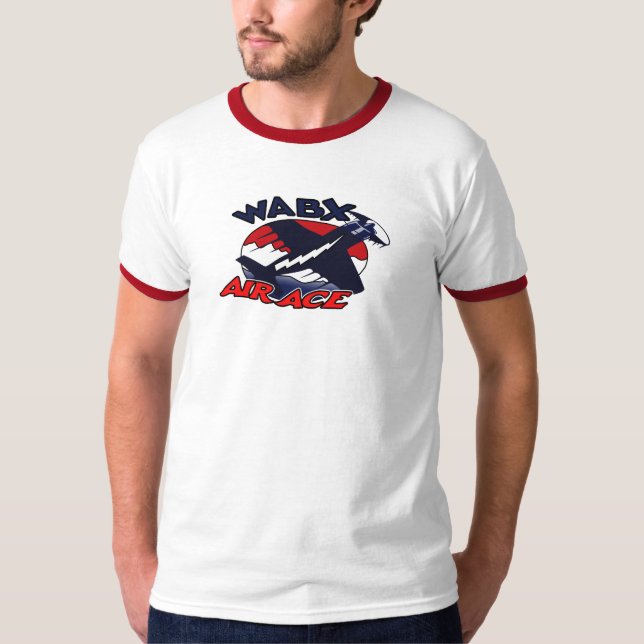 Camiseta del as del aire de WABX (Anverso)