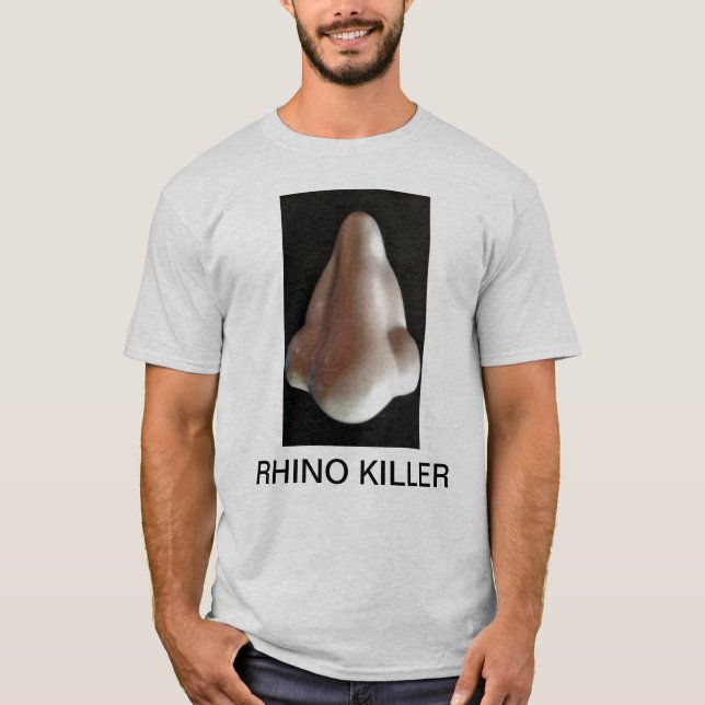 CAMISETA DEL ASESINO DEL RINOCERONTE (Anverso)