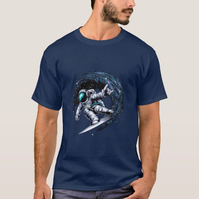 Camiseta del Astronauta de Surf Galaxy (Anverso)