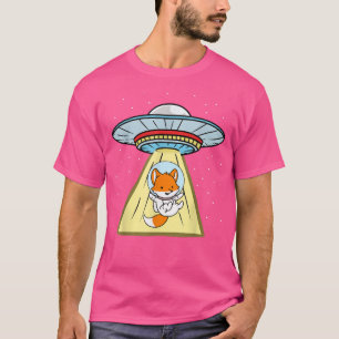 Camiseta del Astronauta Fox de Abducción Ufo