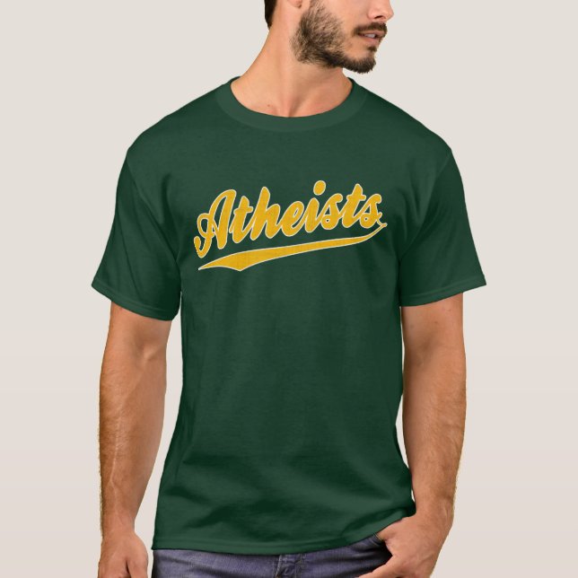 Camiseta del ateo de los deportes (Anverso)