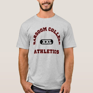 Camiseta del atletismo de la universidad de