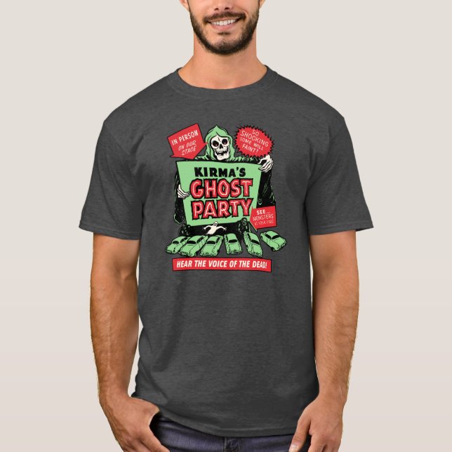 camiseta del autocinema del fiesta del fantasma de (Anverso)