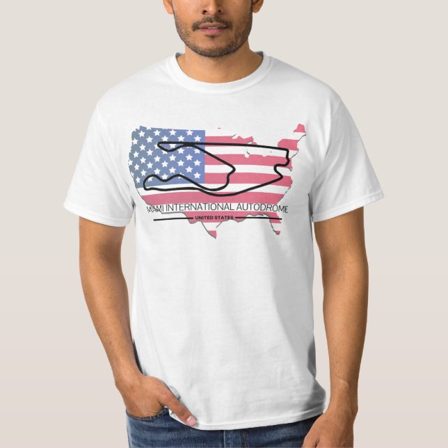 Camiseta del Autódromo Internacional de Miami Fórm (Anverso)