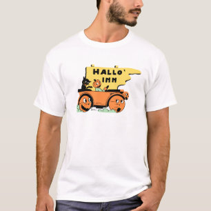 camiseta del automóvil de Halloween de los años