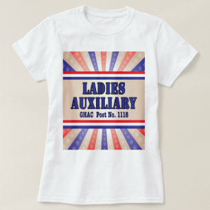Camiseta del auxiliar de las señoras