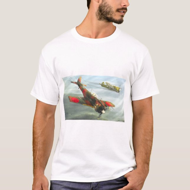 Camiseta del avión Ki-43 Oscar (Anverso)