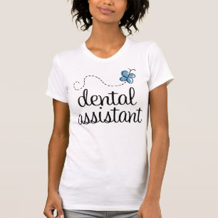 Camiseta del ayudante de dentista de la atención