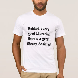 Camiseta del ayudante del bibliotecario
